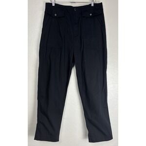 Banana Republic women's Black size 14 pants Explore Nouve Snap pockets‎ 1954